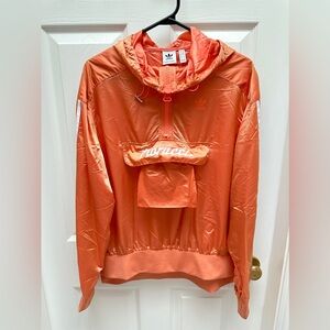 Brand new adidas Orange Windbreaker Jacket